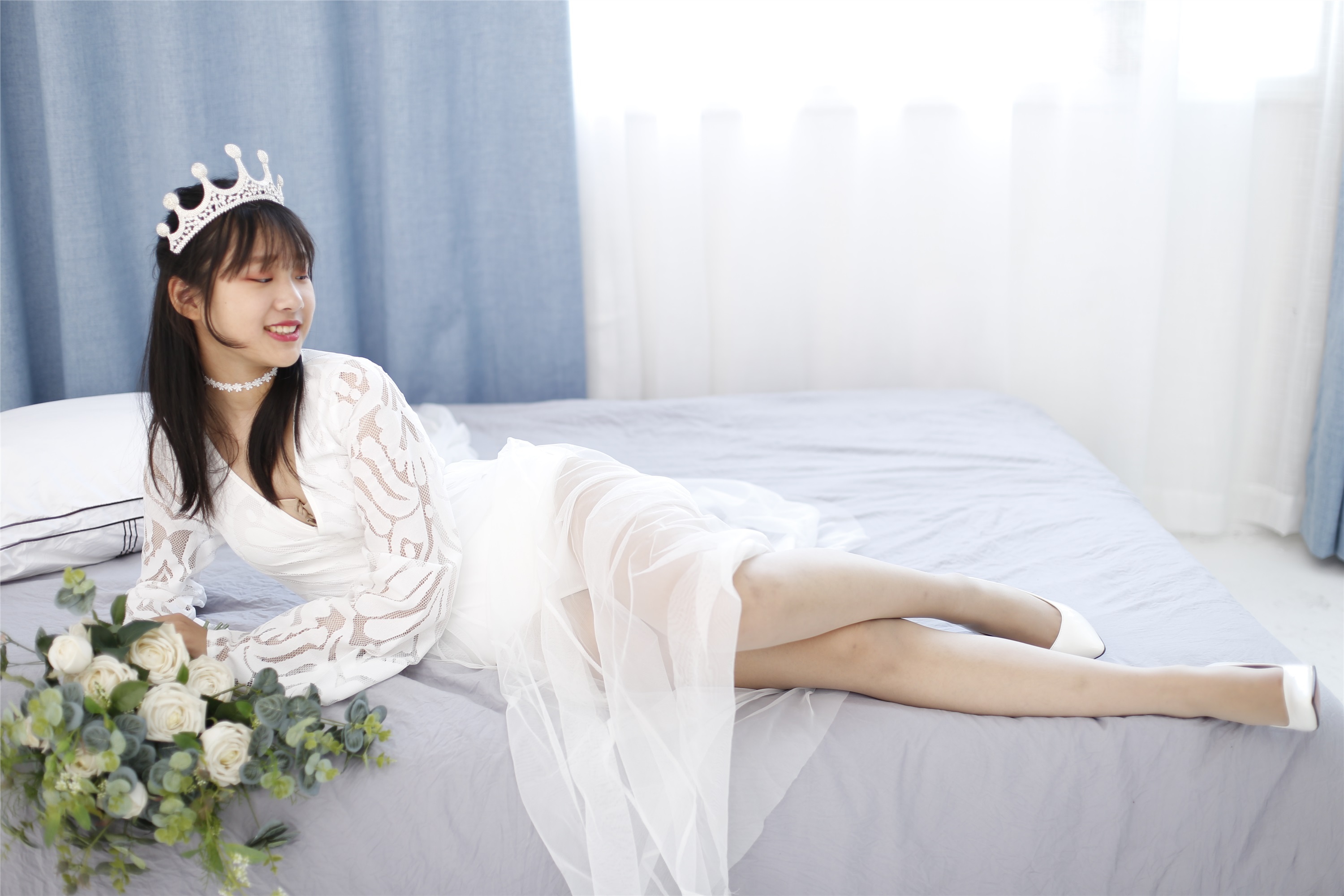 奈丝写真  NO.089 蛋白粉-轻透纱裙